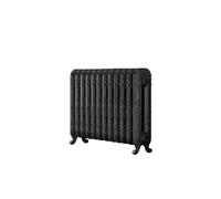 Arroll Daisy Cast Iron Pewter 12 Column Radiator, (W)814mm X (H)597mm