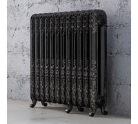 Arroll Daisy Cast Iron Silver 12 Column Radiator, (W)814mm X (H)794mm