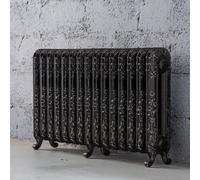 Arroll Daisy Cast Iron Silver 15 Column Radiator, (W)1009mm X (H)597mm