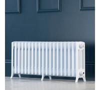 Arroll Edwardian Cast Aluminium White 19 Column Radiator, (W)1142mm X (H)450mm