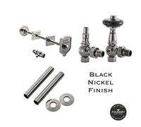 Arroll Luxury Thermostatic Radiator Valve Pack (Black Nickel)