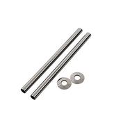 Arroll Pipe Shroud Kit Black Nickel 18 x 300mm 2 Pack