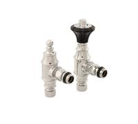 Arroll Uk29 Thermostatic Radiator Valve And Lock Shield - Chrome Finish