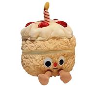 ARROMI 20CM Big-Eyed Cake Plush Doll, Birthday Cake Plush Toy, Adorable Plush Toy for Kids, Soft Huggable Decorative Companion, for Birthday Parties and Home Decor