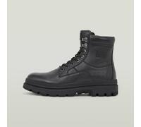 Arron High Leather Boots - Black - Men 6