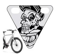 Arroopu Bike Reflectors for Night Riding - Outdoor Cycling Warning Sign | Triangle Plate Tail Decor for Commuting Night Riding Mountain Biking Touring Race Road Cycling
