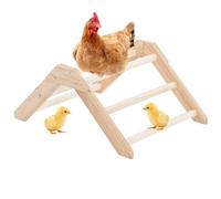 Arroopu Chick Roosting Perch - Wooden Chick Wooden Roosting Stand | Anti-Slip Pet Accessories, Coop Training Ladder for Gerbils Parrot Small Animals Sparrow Poultry