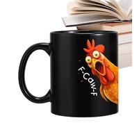 Arroopu Coffee Mug - 11.8 Oz Ceramic Water Drinkware | Rooster Coffee Mugs | for Women Men Home Kitchen Bar Birthday Christmas Office
