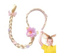 Arroopu Kids Wig,Long Wigs Princess Hairpiece | Colorful Long Realistic Cosplay Tool Soft Skin-Friendly Styling Toys for Natural Looking