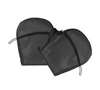 Arroopu Motorcycle Handlebar Muffs | Motorcycle Handle Gloves - Waterproof Heat Insulation Breathable Anti-slip Oxford Protective Sunshade for Cycling Electric Car Scooter Riding