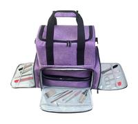Arroopu Nail Polish Carrying Case | Travel Nail Tech Carrying Case With Adjustable Dividers,Sturdy Manicure Tools Organization Holder for Home, Dorm, Travel