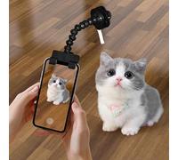 Arroopu Pet Selfie Stick With Treat Clip, Capture Perfect Pawtraits Cat Dog Photography Tool, 360 Degree Rotation Phone Attachment, Treat Holder For Attention, Pet Gift For Cat Lovers