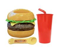 Arroopu Pretend Food,Sensory Interactive Kitchen Accessories - Stretchy Burger Color Food Toys | for Toddler Boys Girls Preschool Kindergarten Classroom Home Travel Nursery Birthday Holiday