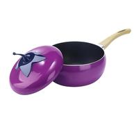 Arroopu Saucepot with Lid,Vegetable Fruit Shaped Stockpot,Poaching Pan with Lid - for Induction Kitchen Stove Cooktop Frying Cooking Stewing Milk Soup Simmering