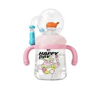 Arroopu Sippy Cup for Kids, 300ml Baby Straw Cup, Drinking Cup with Whale Squirt, Cute Whale Fountain Cup, BPA Frees Non Spill Cup, Colorful Creative Toddler Cups for Kids Boys Girls