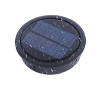 Arrovarp 10CM Solar Light Replacement Top Waterproof, Automatically On/Off LED Solar Lantern Light Lamp Lids Outdoor Gardens for Hanging Lanterns Warm White LED, Round Lights Replacement Part