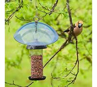Arrovarp 26cm / 10 Inch Bird Feeder Protective Dome - Squirrel Baffle Protects Bird Stands? Clear Squirrel Baffle Feeder Rain Guard Bird Feeder Accessory