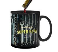 Arrovarp 350ML Mechanic Toolbox Coffee Mug - Black Ceramic Tea Cup, Large Toolbox Cup for Beer, Whiskey, Water, Soup, or Wine