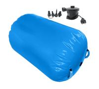 Arrovarp Air Barrel - Inflatable Gymnastics Roller Barrel | Tumbling Mat with Pump,for Balance Practice Yoga Cheerleading Gym Dance Home Fitness