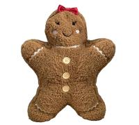 Arrovarp Christmas Gingerbread Man Pillow, 40cm Gingerbread Man Pillow Plush Toy, Cute Gingerbreads Mans Stuffed, Gingerbreads Plush Christmas Decoration For Home Decor Sofa Cushion