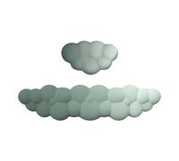 Arrovarp Cloud Mouse Wrist Rest, Cloud Wrist Rest Keyboard, 2 Pieces Comfortable Memory Foam Wrist Rest - Cute Keyboard Pad, Ergonomic Foam Keyboard Pad