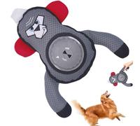Arrovarp Dog Treat Dispenser Toy - Interactive Plush Pet Toys With Squeaker,Indestructible Monkey Design Stimulating Enrichment Teeth Cleaning For Puppy