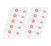 Arrovarp Golf Putting Sticker | 10 Sheets Putting Alignment Labels,Precision Golf Training Aid,for Swinging Distance Practice Indoor Outdoor Sports