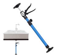 Arrovarp Labor Saving Telescopic Steel Hand Work Support Rod, 3rd Hand Support System Heavy Duty 40KG Capacity Adjustable Kitchen Cabinet Lifting Jacks, Telescopic Quick Support Rod Adjustable