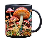 Arrovarp Mushroom Mugs, Ceramic Coffee Mugs Novelty Drink Cup, Magic Mushrooms Mug, Magic Mushrooms Mug, Mushroom Tea Cup Water Cup for Home