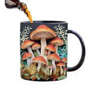 Arrovarp Mushroom Mugs, Ceramic Coffee Mugs Novelty Drink Cup, Magic Mushrooms Mug, Magic Mushrooms Mug, Mushroom Tea Cup Water Cup for Home
