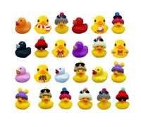 Arrovarp Rubber Duck Christmas Advent, 31x22.6x5cm 24 Pieces Christmas Countdown Rubber Duck Set, Fun Ducks Bath Toys For, Boys Girls Preschoolers Pupils Kindergarten School