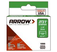 Arrow 214 Staples, JT-21.25-in, 1000-Pk. - Quantity 5