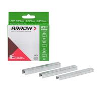 Arrow 21MP1 JT21 Thin Wire Staples Multipack for Staple Guns and Staplers, Use for Upholstery, Crafts,General Repairs, Includes 1/4-Inch, 5/16-Inch, and 3/8-Inch Sizes, 1875 Count,(Packaging May Vary)