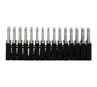 Arrow 591189BL Insulated Staples (300) 8x8mm - Black, Silver