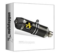 arrow 71855MK exhaust homologated race-tech carbon carbon carby end cap compatible with suzuki gsx-r 1000 2017 2018 2019 2020 mototopgun