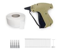 Arrow 9S Staple Gun + 5 Replacement Needles + 1,000 Cardboard Labels 30 x 45 mm + 1,000 Staples Standard (40 mm Staple Threads)