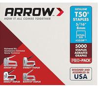 Arrow A505IP-6 T50 Staples 8mm 5/16" Bulk Pack of 5000