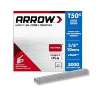 Arrow A506IP T50 Staples, Steel, 3/8 Inch (10 mm)