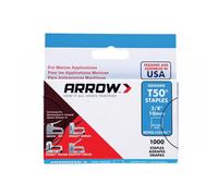 Arrow T50 Monel Staples Rust Proof Suitable for Marine Use. Size: 3/8" - 10mm Pack: 1000