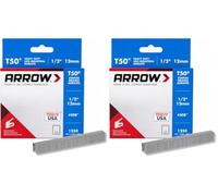 Arrow A50824 T50 Staples, 1/2 Inch (12 mm) (Pack of 2)