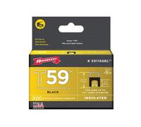 Arrow A591168Bl T59 Insulated Staples Black 6 X 6mm (Box 300) Arr591168Bl