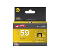 Arrow A591189BL T59 Insulated Staples Black 8 X 8Mm (Box 300)