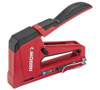 Arrow Staple Gun AT50RED2 T50 2-in-1 Heavy-Duty Manual Brad Nailer for Upholstery Red