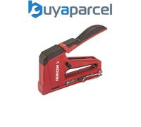 Arrow Staple Gun AT50RED2 T50 2-in-1 Heavy-Duty Manual Brad Nailer for Upholstery Red