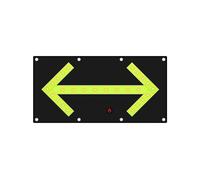 Arrow Banner Directional Traffic Guide Light Flashing Warning Sign,LED Magnetic Traffic Arrow Sign, For Construction, Fire Or Rescue, Highway And Law Enforcement(Size:46*84 cm/18.11*33 in,Color:C)