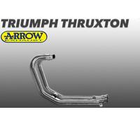 Arrow Exhaust Collectors Racing Inox Triumph Thruxton 1200 R 2019-2020