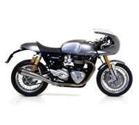 Arrow Exhaust End Caps Pro Race Nichrom Carby Triumph Thruxton 1200 R 2019-2020