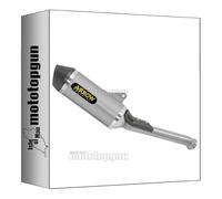 arrow exhaust + link-pipe homologated race-tech aluminium with carby end cap compatible with ktm 890 smt 2023 mototopgun