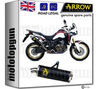 Arrow Exhaust Terminal Maxi Alux Black Honda CRF 1100 L Africa Twin 1100 2020