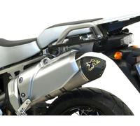 Rear silencer MaxiRace-Tech titanium, carbon end cap Arrow with ABE